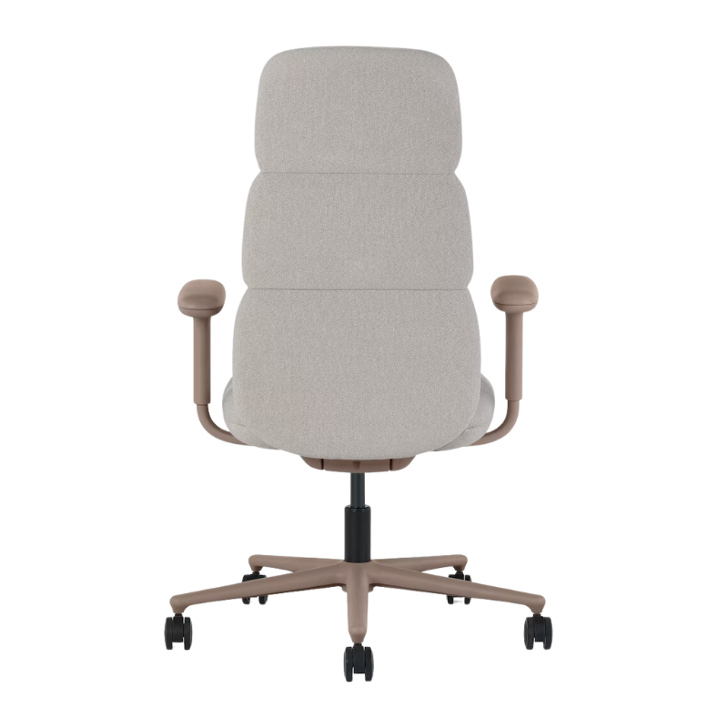 The high back Asari Chair from Herman Miller in antler meld fabric.