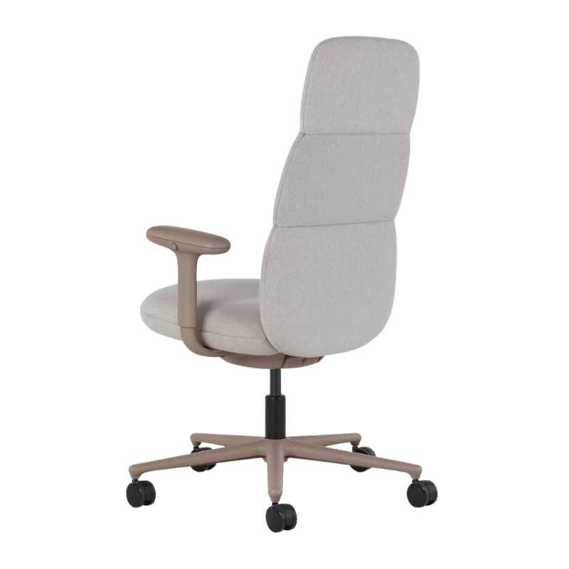 The high back Asari Chair from Herman Miller in antler meld fabric.