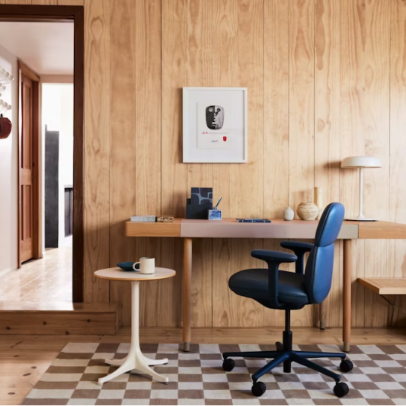 The Asari Chair from Herman Miller in a living room.