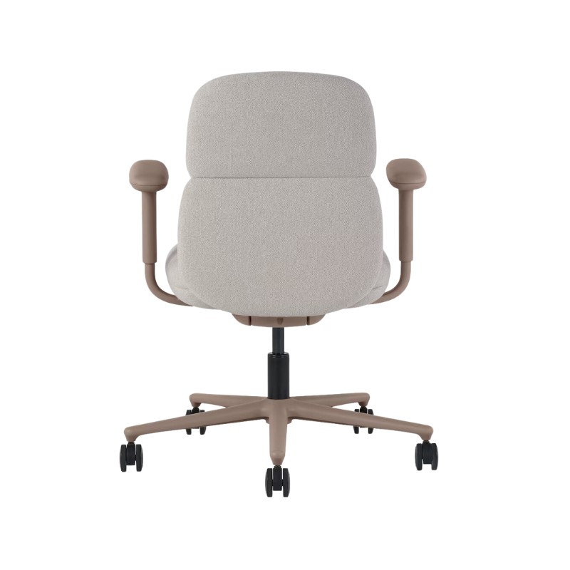The mid back Asari Chair from Herman Miller in antler meld fabric.