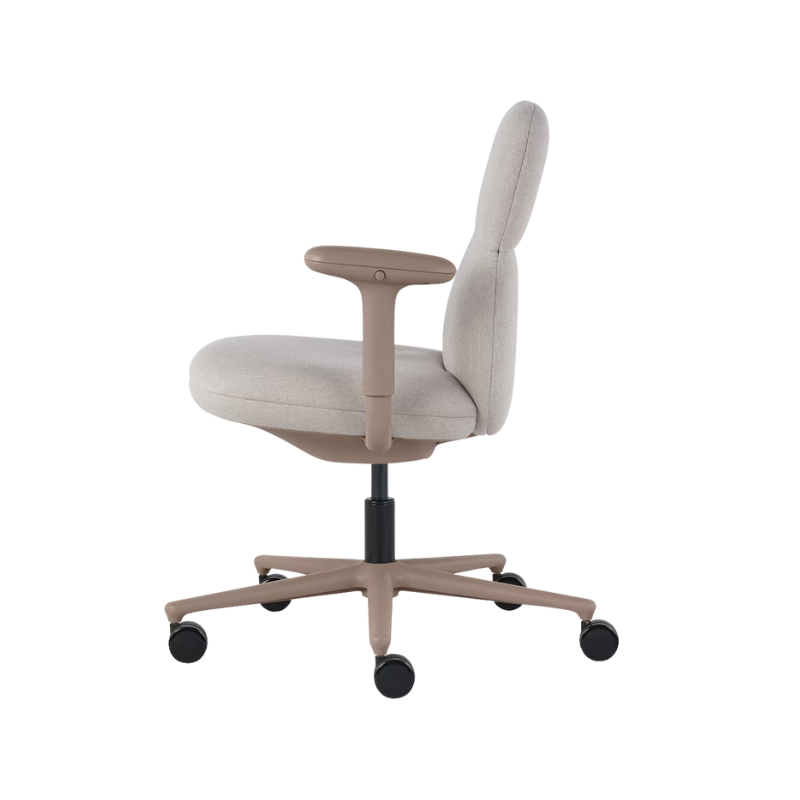 The mid back Asari Chair from Herman Miller in antler meld fabric.