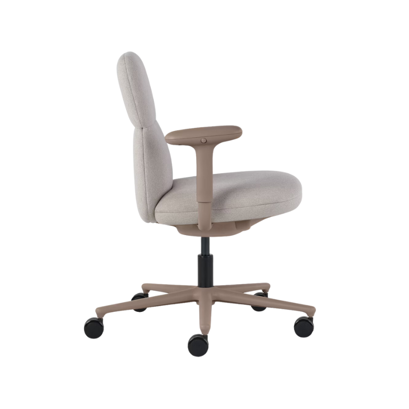 The mid back Asari Chair from Herman Miller in antler meld fabric.