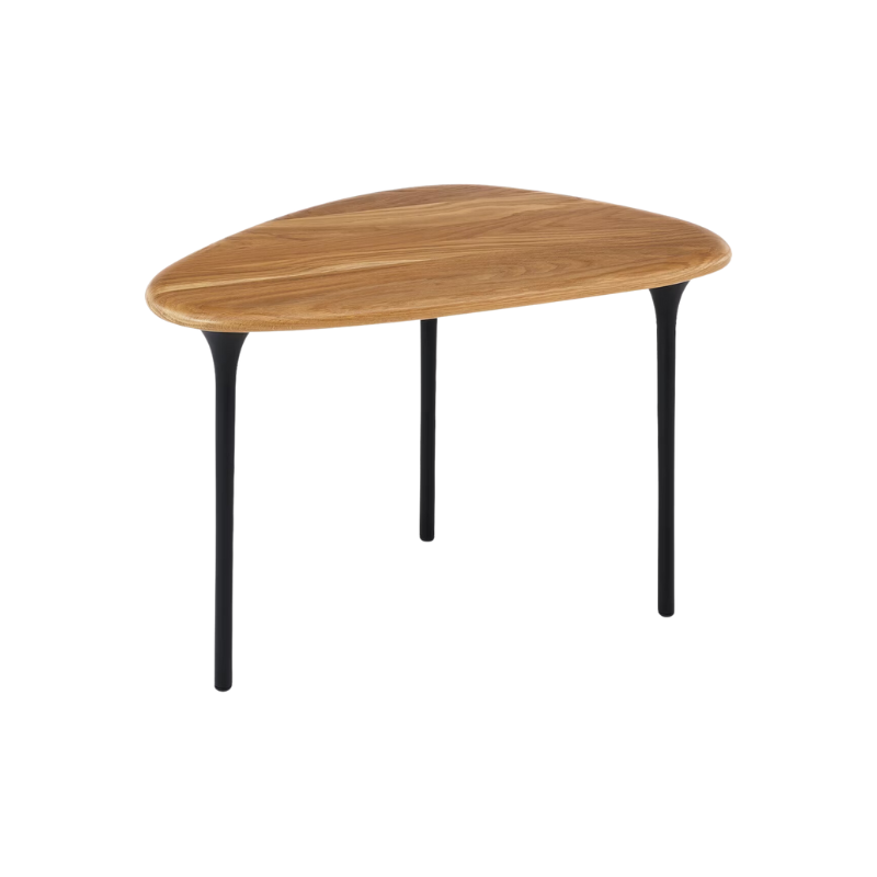 The high Cyclade Table from Herman Miller in white oak.