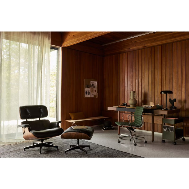 The Eames Aluminum Group Chair, Executive from Herman Miller in an office.