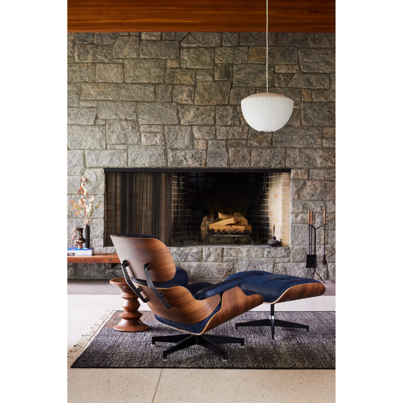The Eames Lounge Chair and Ottoman from Herman Miller in a living area. all-groups