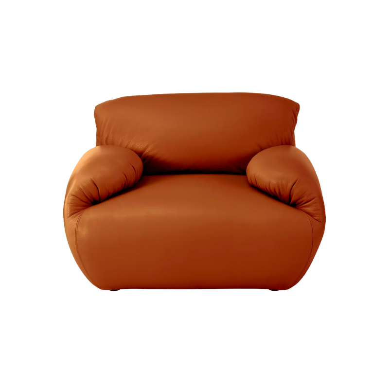 The Luva Modular Armchair presents timeless beauty in an inventive form. Fold up, down, or reconfigure as you please. Created by designer Gabriel Tan, Luva is a case study for probing at the intersections of art, design, and culture. The chair's elemental form is inspired by the soft-rolled tops of Japanese futons and the padded tactility of a boxing glove.