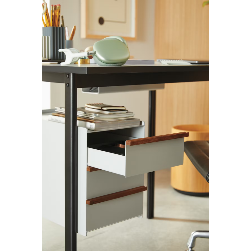 The Mode Desk from Herman Miller in a family space.