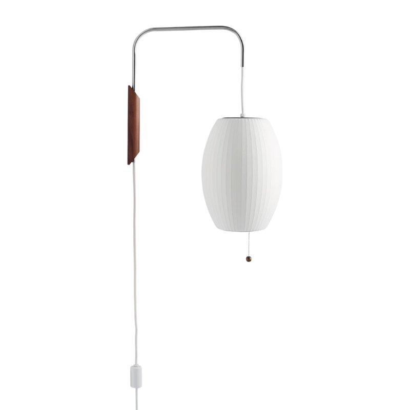 The Nelson Cigar Wall Sconce from Herman Miller.