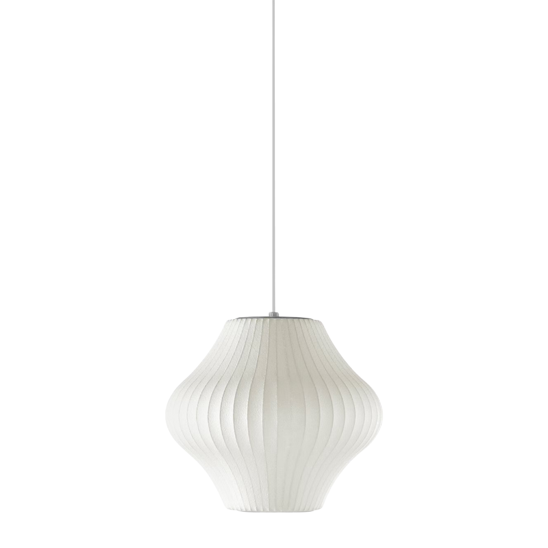 The small Nelson Pear Bubble Pendant from Herman Miller.