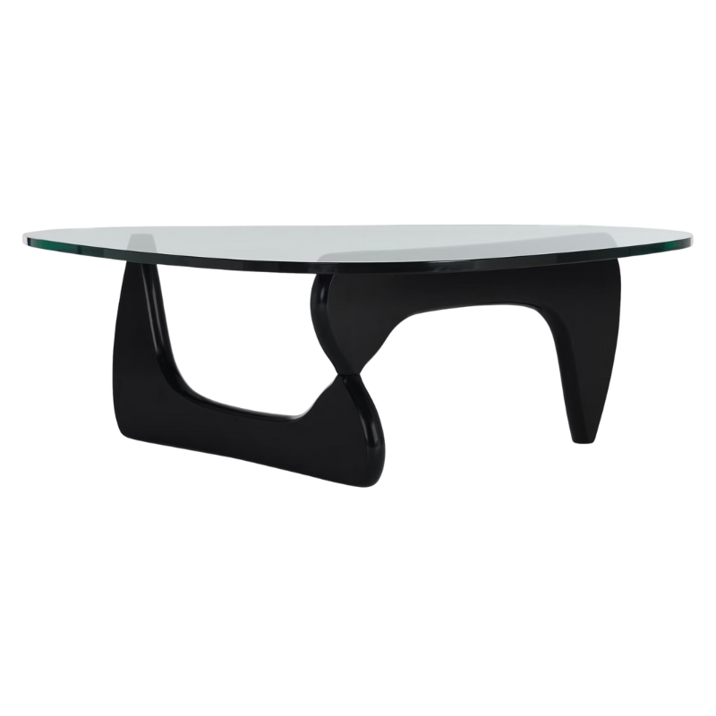 The Noguchi Table from Herman Miller in black.