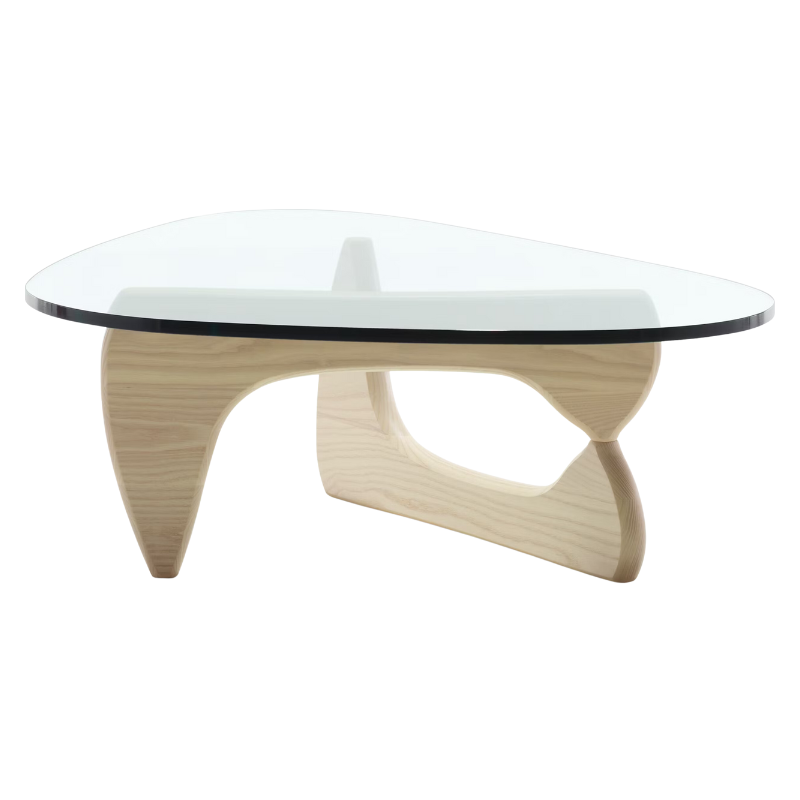 The Noguchi Table from Herman Miller in white ash.