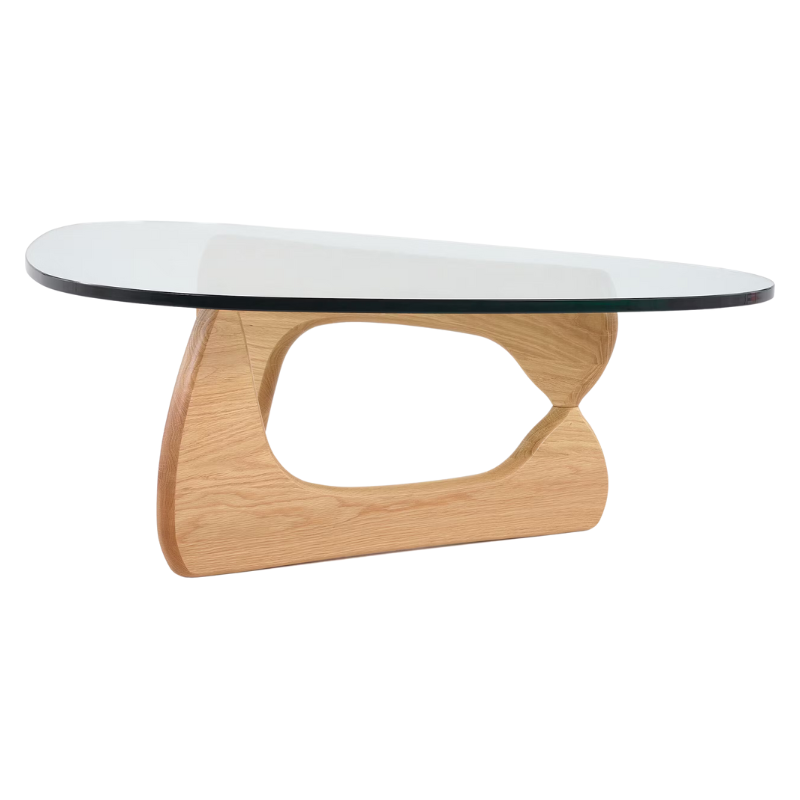 The Noguchi Table from Herman Miller in white oak.