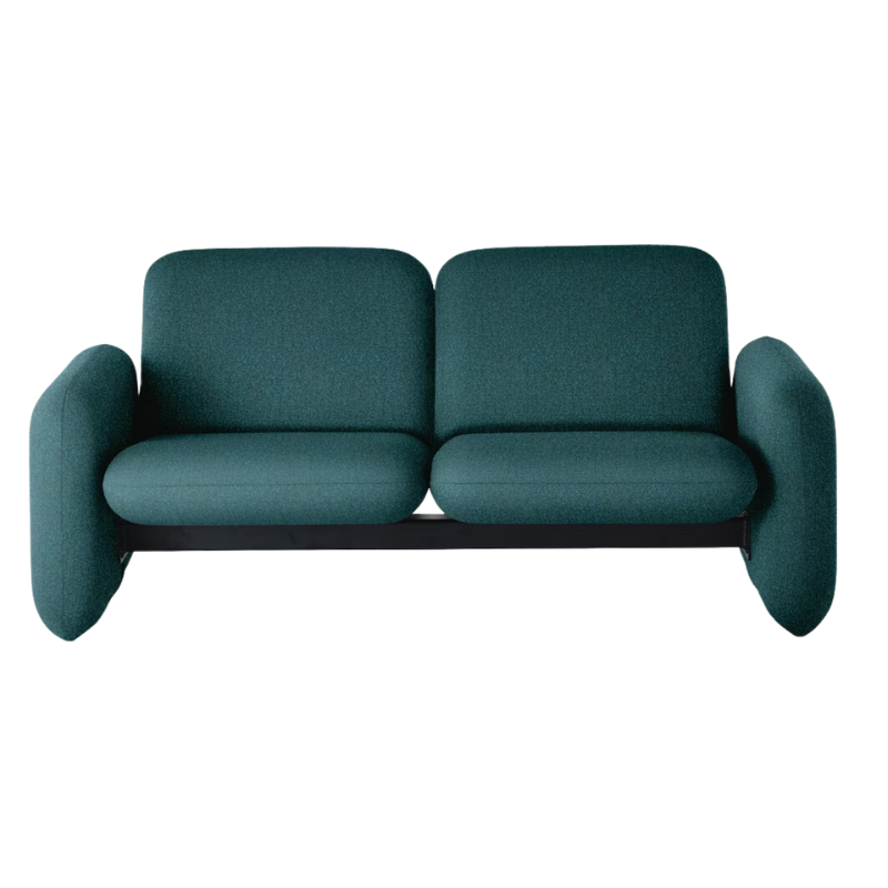 The Wilkes Modular Sofa, 2 Seater from Herman Miller in beck fabric, appalachian color.