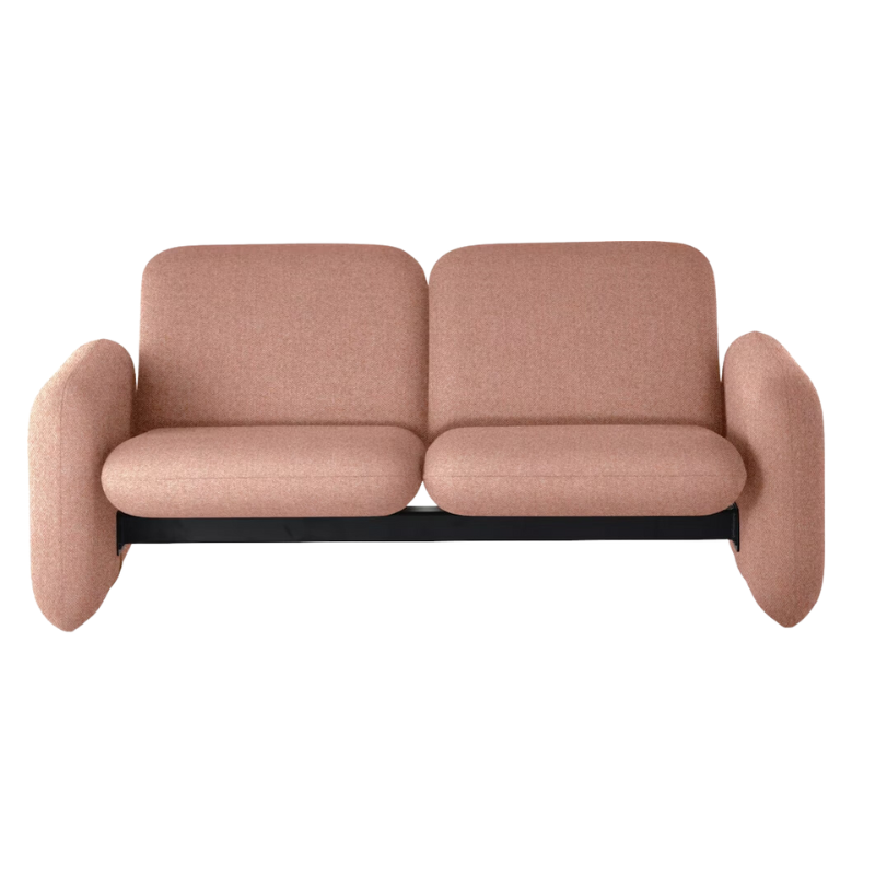 The Wilkes Modular Sofa, 2 Seater from Herman Miller in beck fabric, brushstroke color.