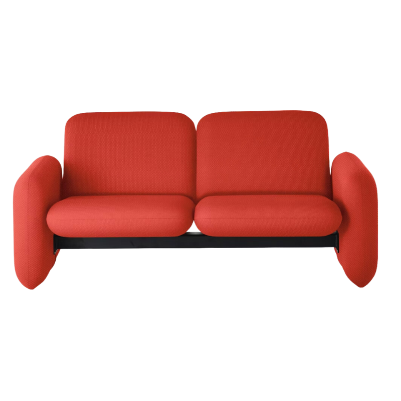The Wilkes Modular Sofa, 2 Seater from Herman Miller in nico fabric, sizzle color.