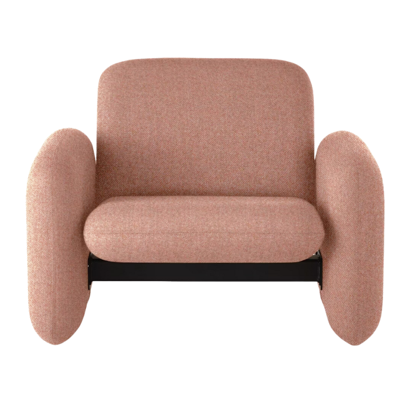 The Wilkes Modular Sofa Group Chair from Herman Miller with beck fabric in brushstroke color.
