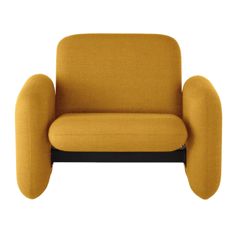 The Wilkes Modular Sofa Group Chair from Herman Miller with nico fabric in toasty color.