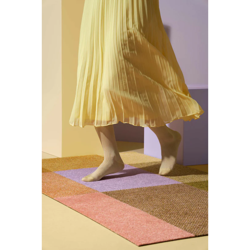 The Mix Teklan Entry Mat from Heymat in a living space.