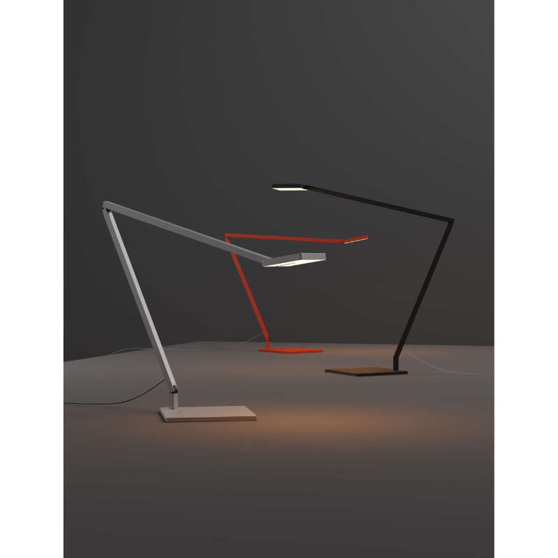 The Focaccia Desk Lamp from Koncept in a lounge with other Focaccia lights. all-groups