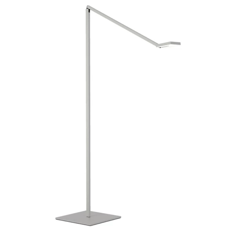 The Focaccia Floor Lamp from Koncept in silver.