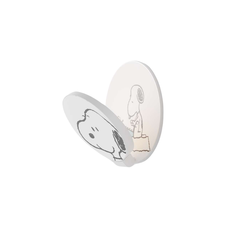 The Peanuts Edition Gravy Wall Sconce from Koncept in the Snoopy style.