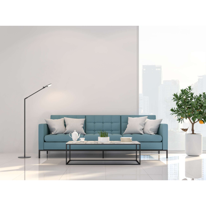 The Splitty Floor Lamp from Koncept in a living area.