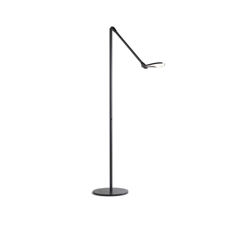 The Splitty Floor Lamp from Koncept in matte black.