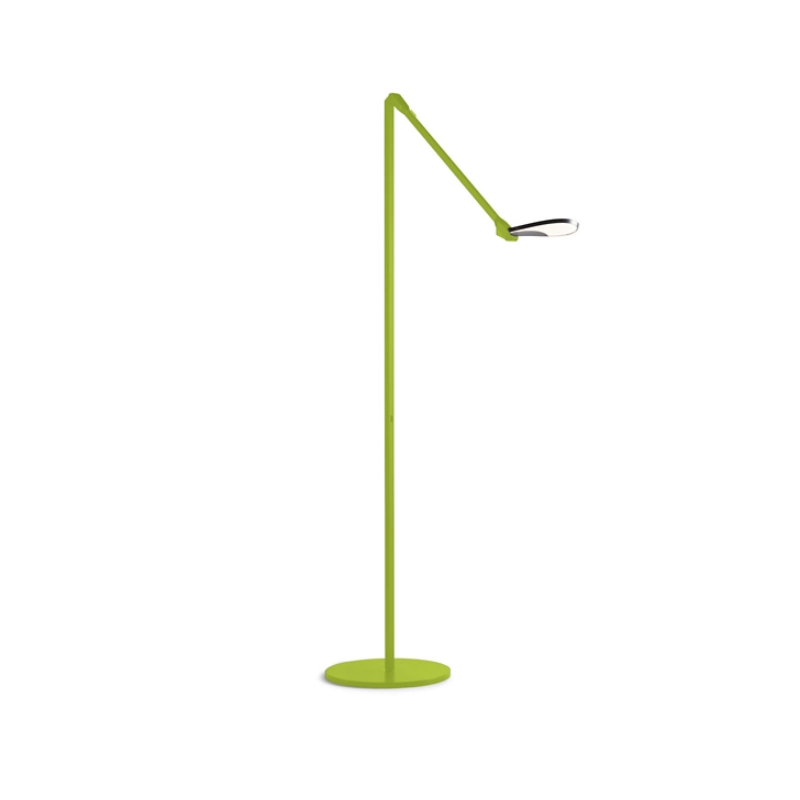 The Splitty Floor Lamp from Koncept in matte leaf green.
