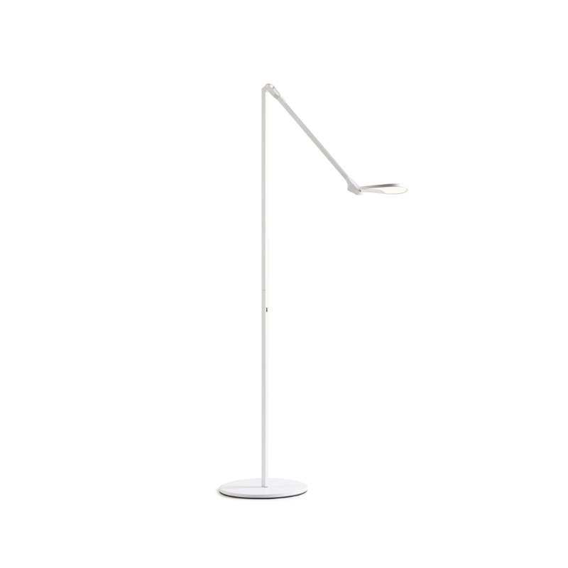 The Splitty Floor Lamp from Koncept in matte white.