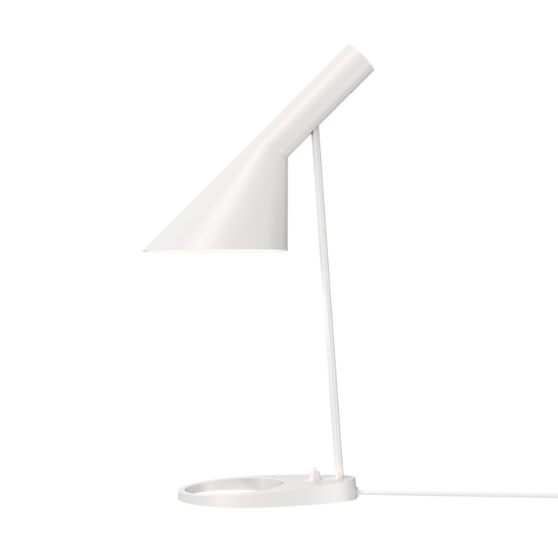 The AJ Table Lamp from Louis Poulsen in white.