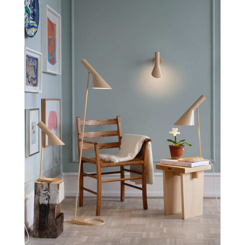 The AJ Wall from Louis Poulsen in a living room.