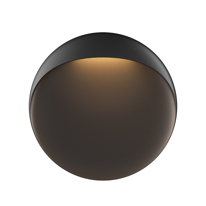 The large 15.7 inch Flindt Wall from Louis Poulsen in black.