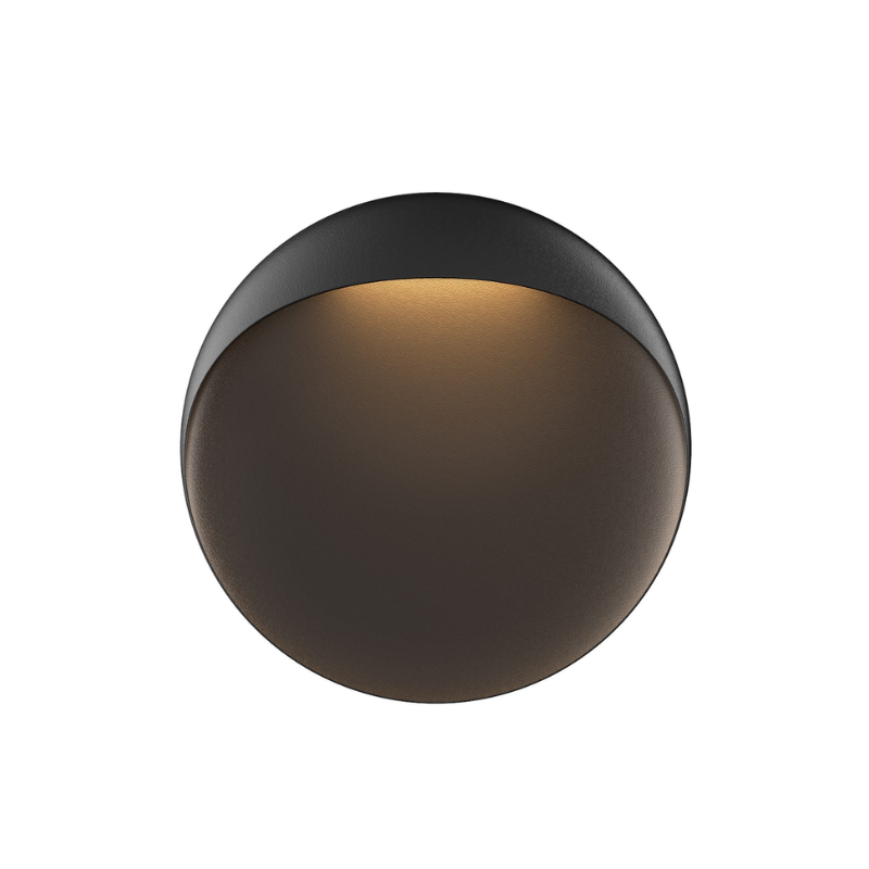 The medium 11.8 inch Flindt Wall from Louis Poulsen in black.