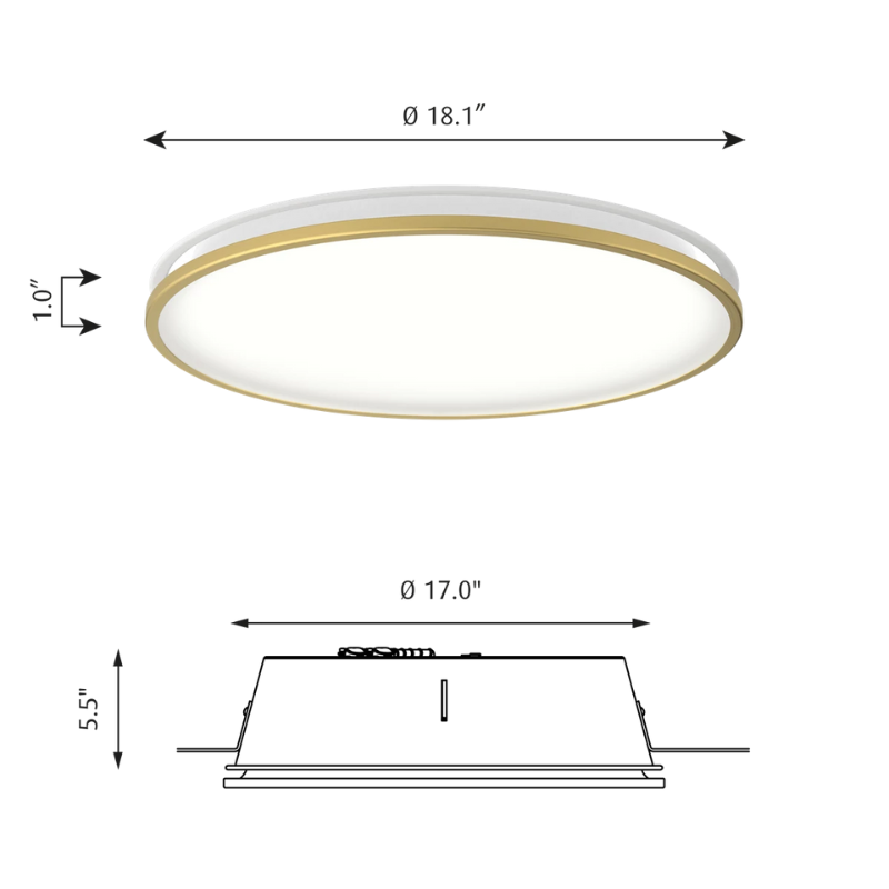The Munkegaard from Louis Poulsen medium (18.1 inch) dimensions. all-groups
