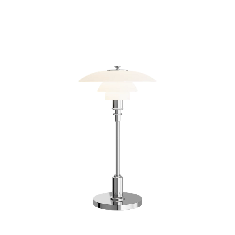 The PH 2/1 Portable from Louis Poulsen in chrome.