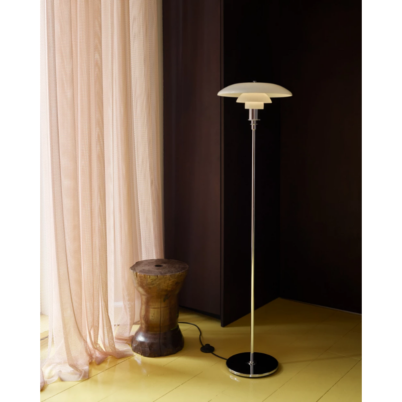 The PH 3½-2½ Floor from Louis Poulsen in a living room.