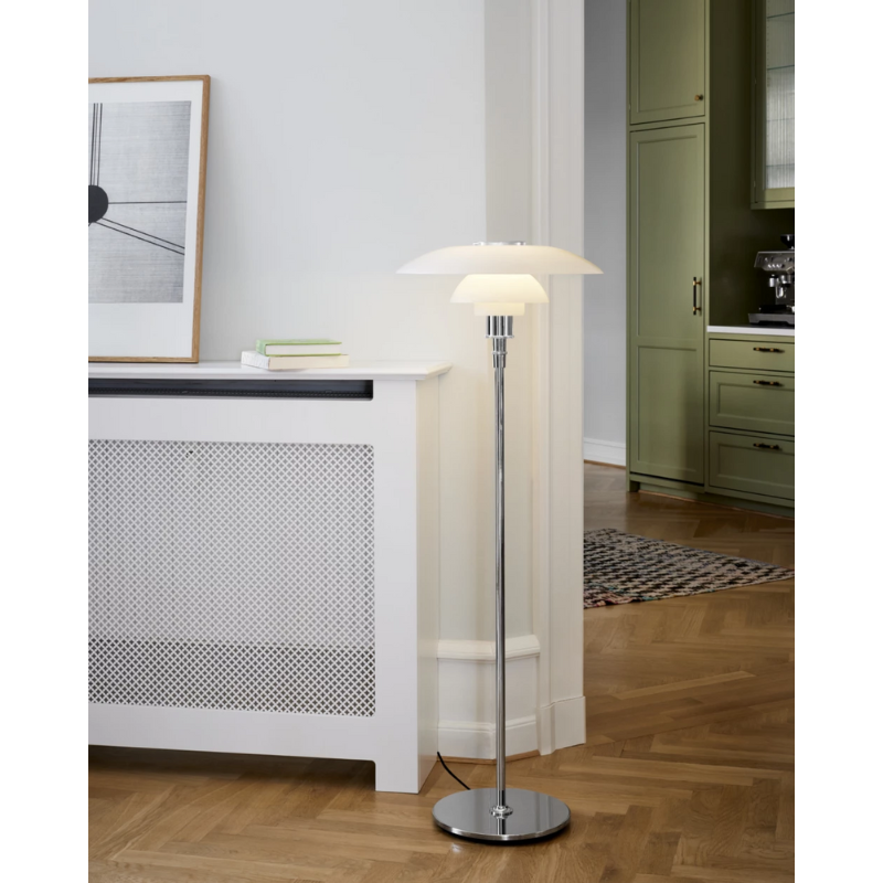 The PH 4½-3½ Floor Lamp from Louis Poulsen in a lounge.
