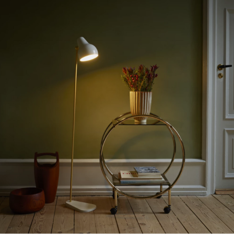 The VL38 Floor from Louis Poulsen in a lounge.