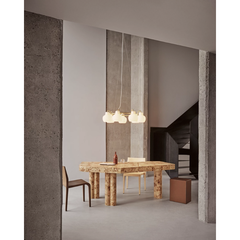 The VL Ring Crown from Louis Poulsen in a family space.