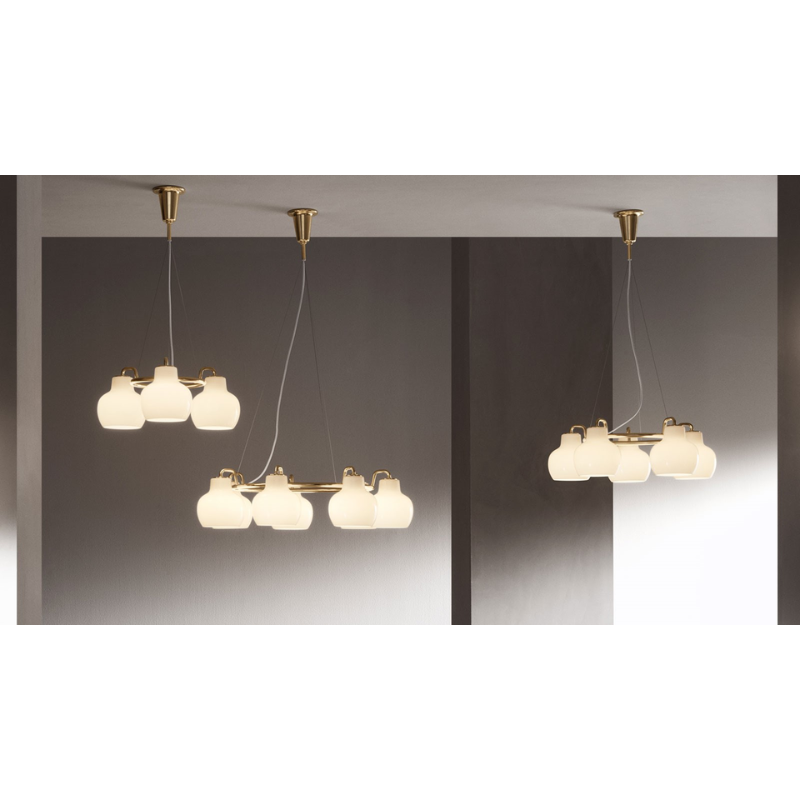 The VL Ring Crown from Louis Poulsen in a shot showing the lighting collection. all-groups