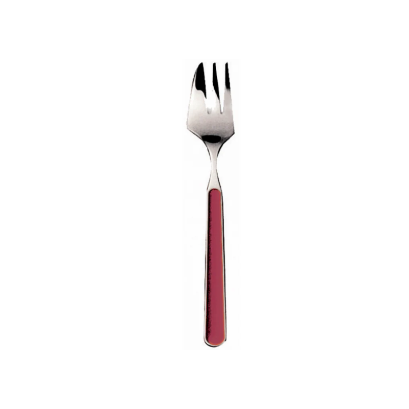 The Fantasia Cake Fork from Mepra in light mauve.