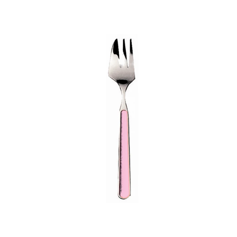 The Fantasia Cake Fork from Mepra in pale rose.