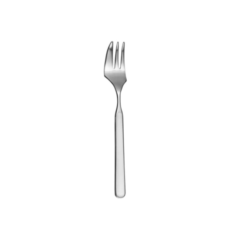 The Fantasia Cake Fork from Mepra in white.