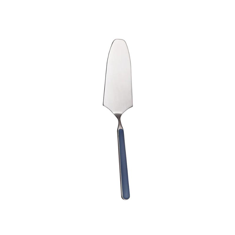 You never get tired of color, especially in our surroundings. Fantasia is a funky apostrophe between the words "elegance" and "refinement" of all our collections. The cake server, cutlery, and serveware is made of 18/10 stainless steel and has highly colored handles with high resistance.