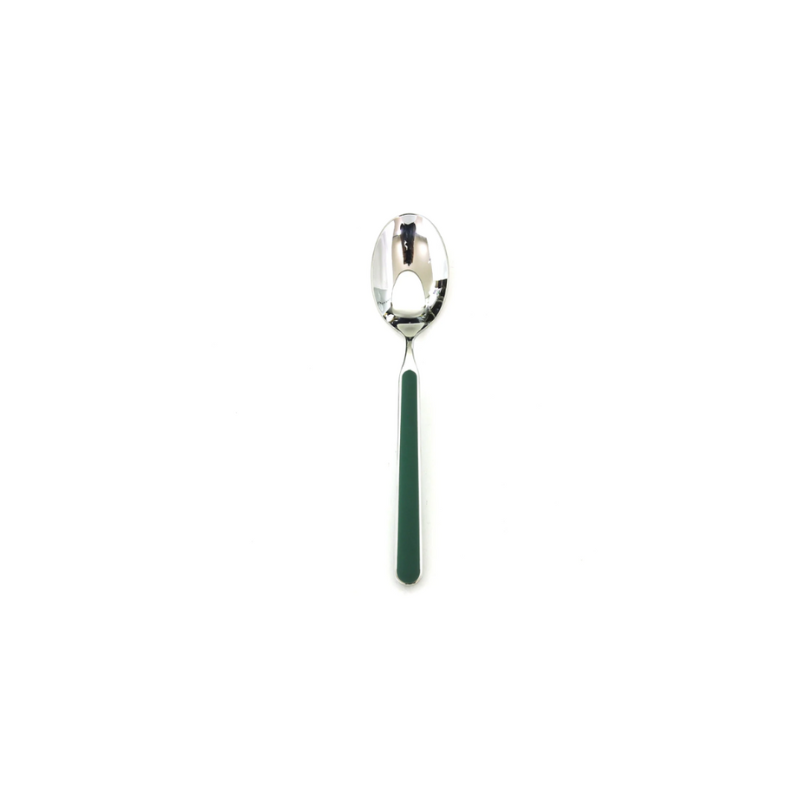 The Fantasia Coffee and Tea Spoon from Mepra in green.