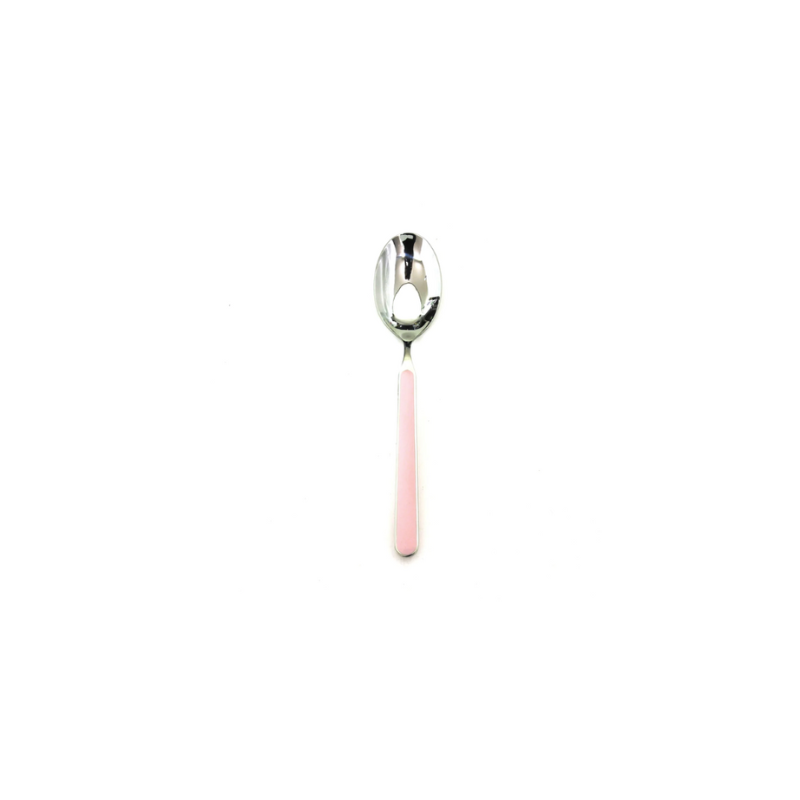 The Fantasia Coffee and Tea Spoon from Mepra in pale rose.