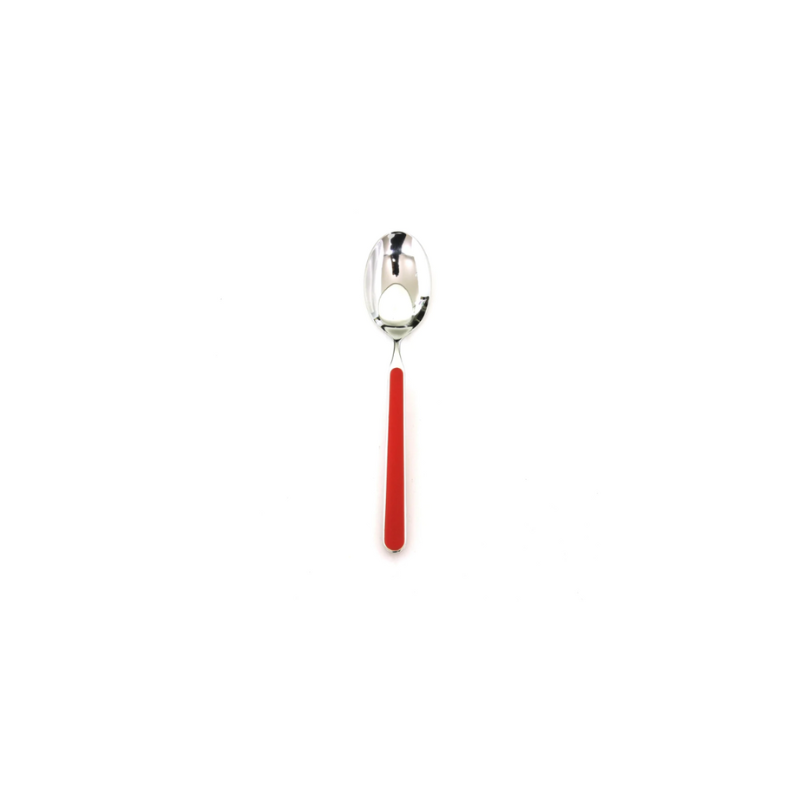 The Fantasia Coffee and Tea Spoon from Mepra in red.