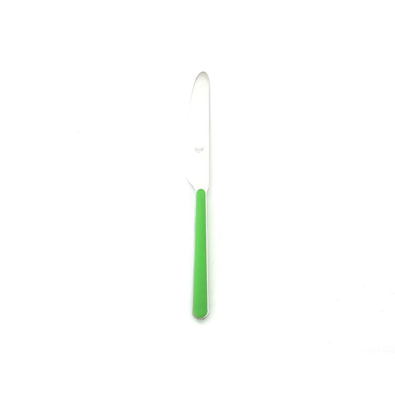 The Fantasia Dessert Knife from Mepra in apple green.