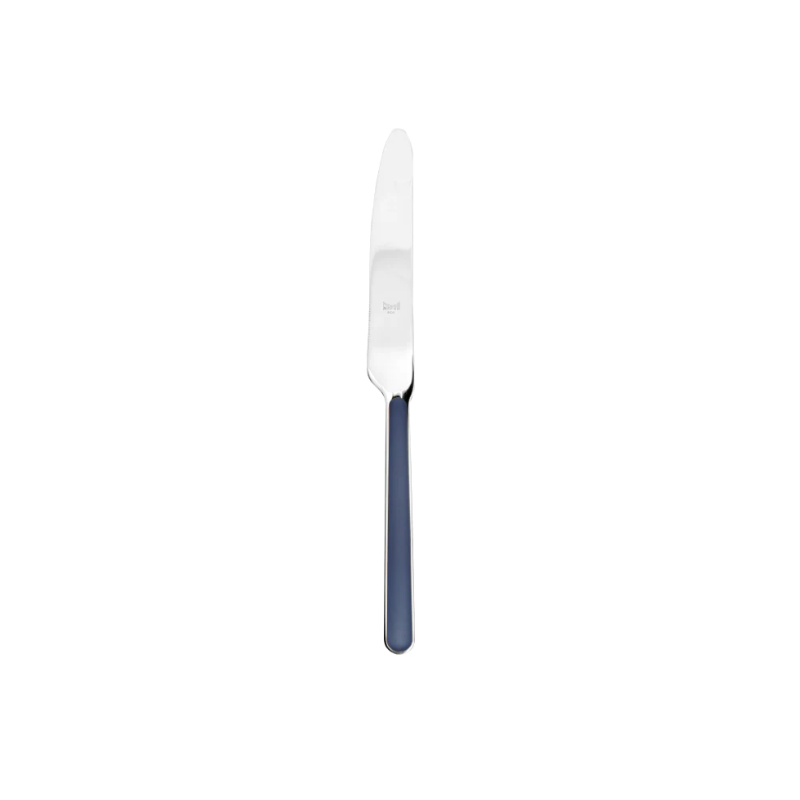 The Fantasia Dessert Knife from Mepra in cobalt.