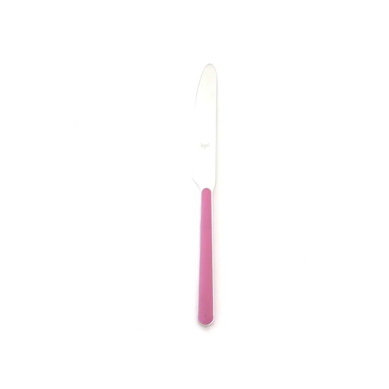 The Fantasia Dessert Knife from Mepra in pink.